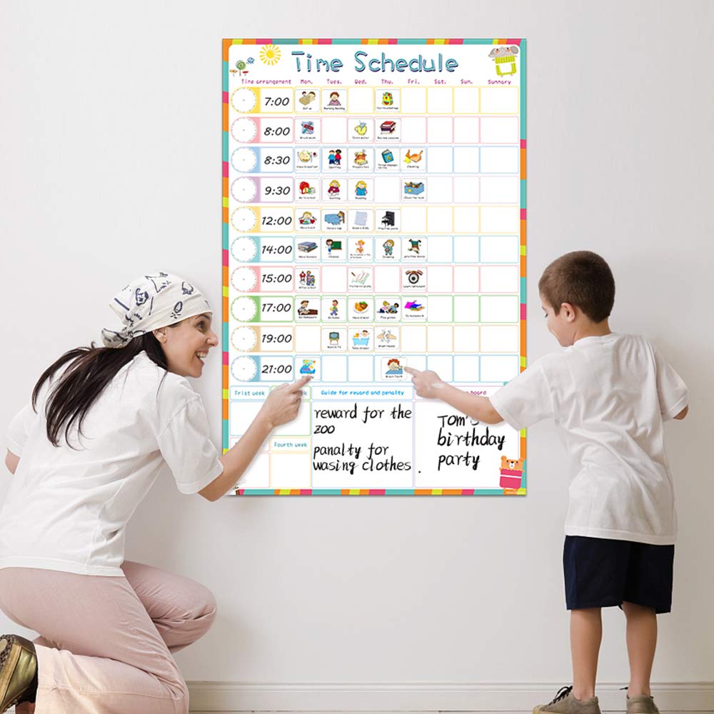 Kids Calendar Collection Chore Cards for Visual Schedules