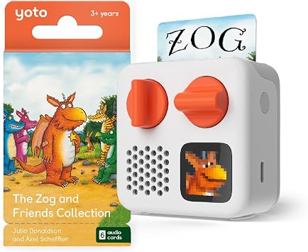 YOTO Mini 2024 Ed. Kids Audio Player + Zog & Friends Pack, Ages 3+
