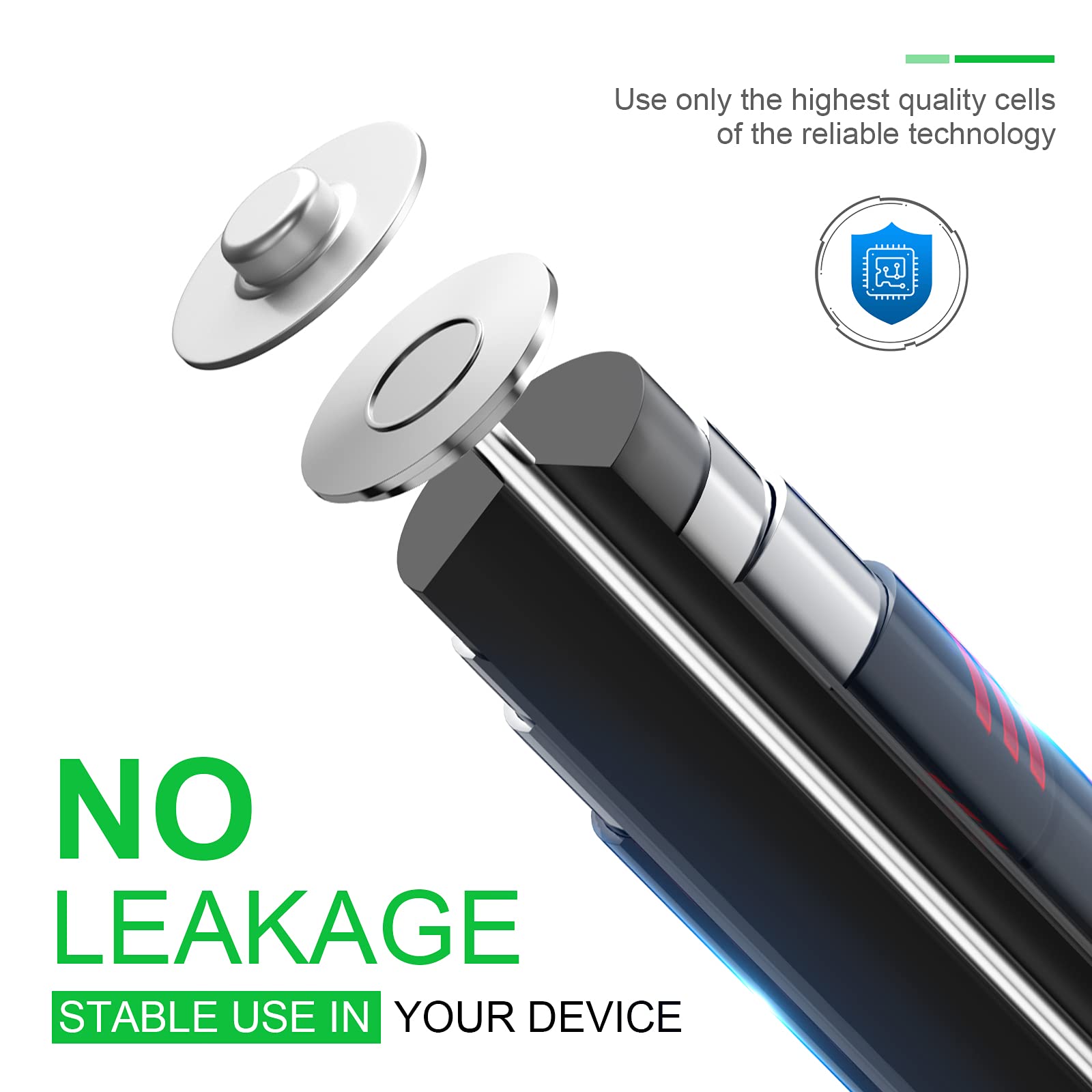 Buy Deleepow AA Rechargeable Batteries 1.5V 4 Pack 3400mWh Lithium AA