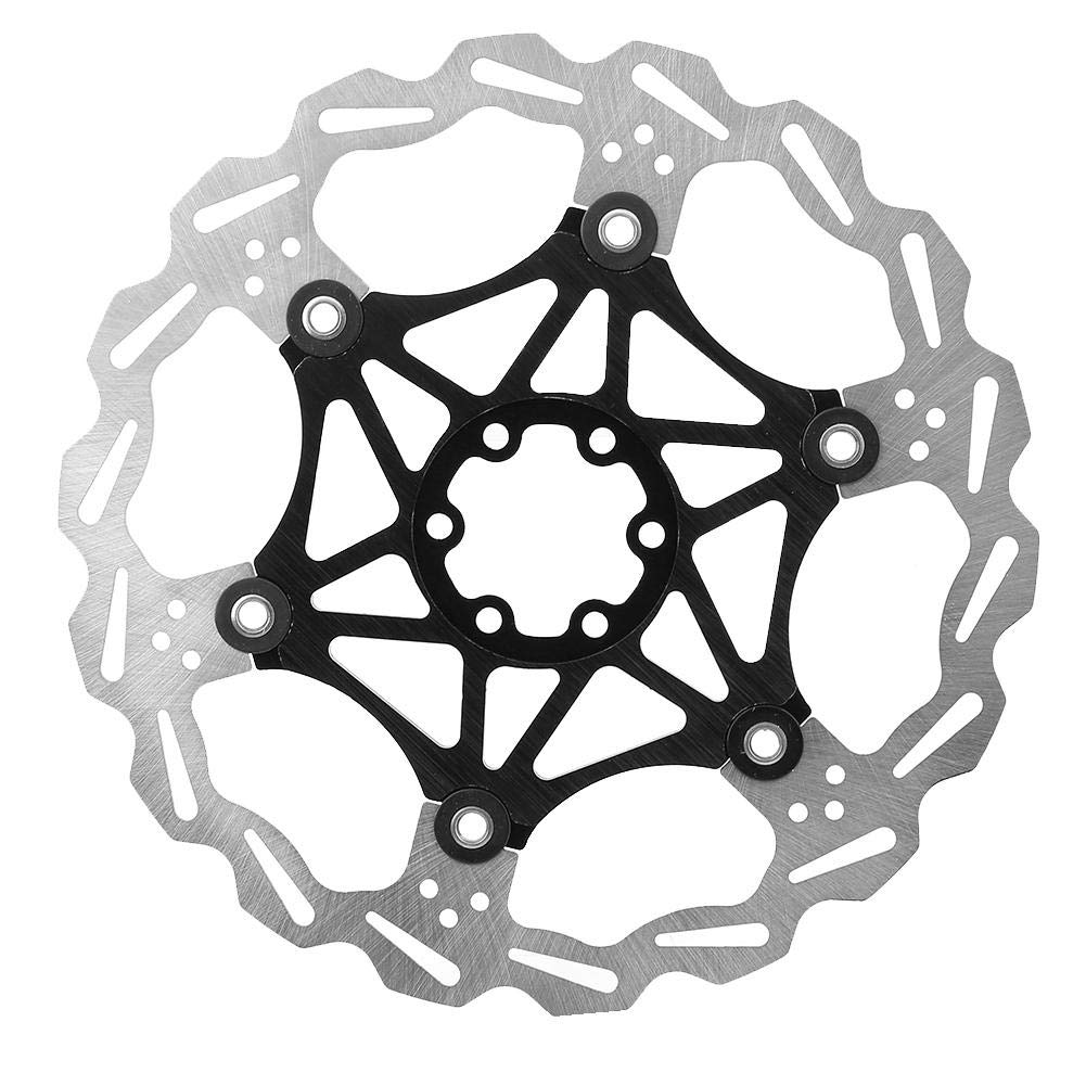 Disco de freno flotante, bicicleta de montaña, 160mm 180mm 203mm, pastillas freno, accesorio ciclismo, ligero resistente, negro, tecnología avanzada, rendimiento máximo
