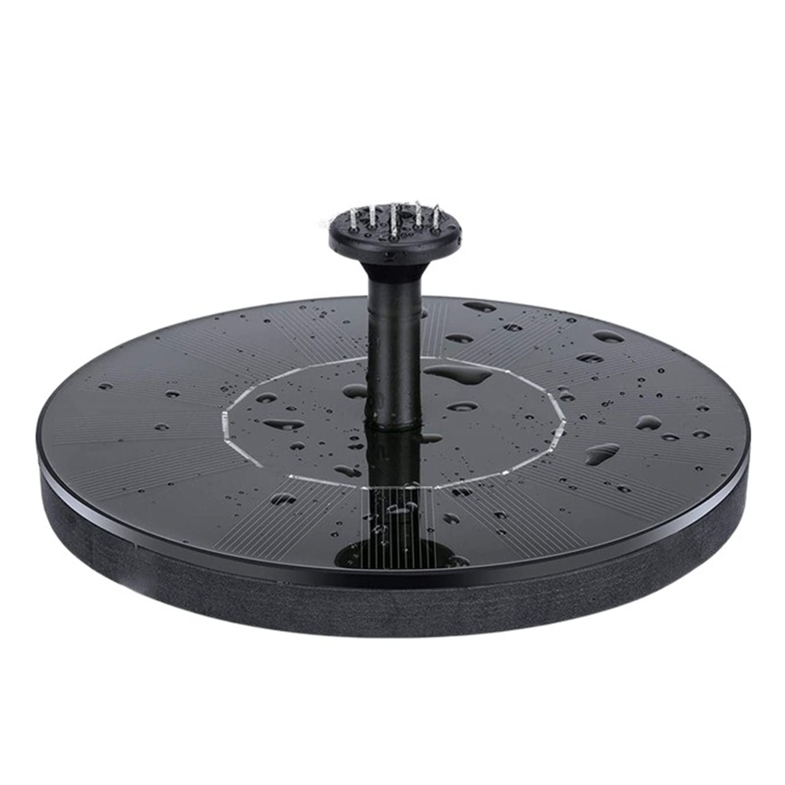 LED Solar Water Fountain Pool Battery 1200mah Waterfall Garden Decoration Outdoor Bird Bath Floating Courtyard Efficient Use Of Energy(2PCS 16CM)