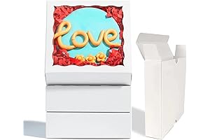 RomanticBaking 40 Pack: Premium Individual Cookie Boxes for Sweet Delights