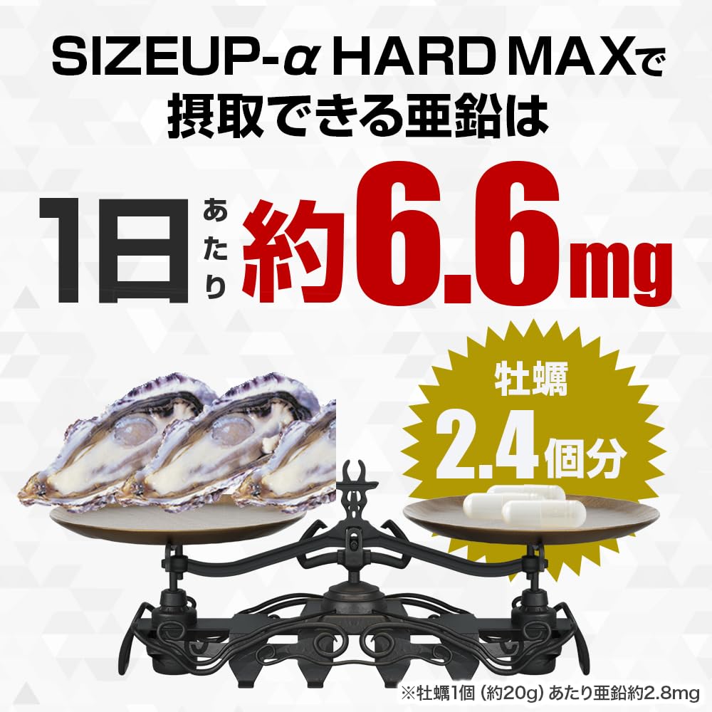 SIZEUP-α HARD MAX 60粒 2袋セット Amazon | 【 小島みなみ 絶賛！】SIZEUP α (サイズアップ アルファ