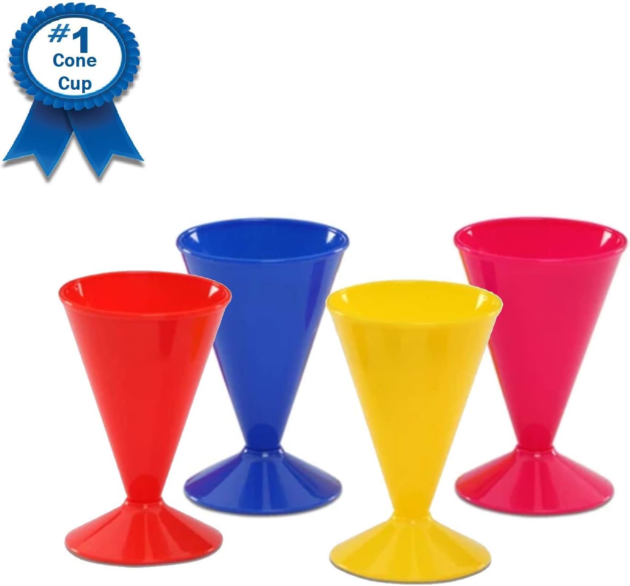 Plastic waffle Ice cream cone dessert cups