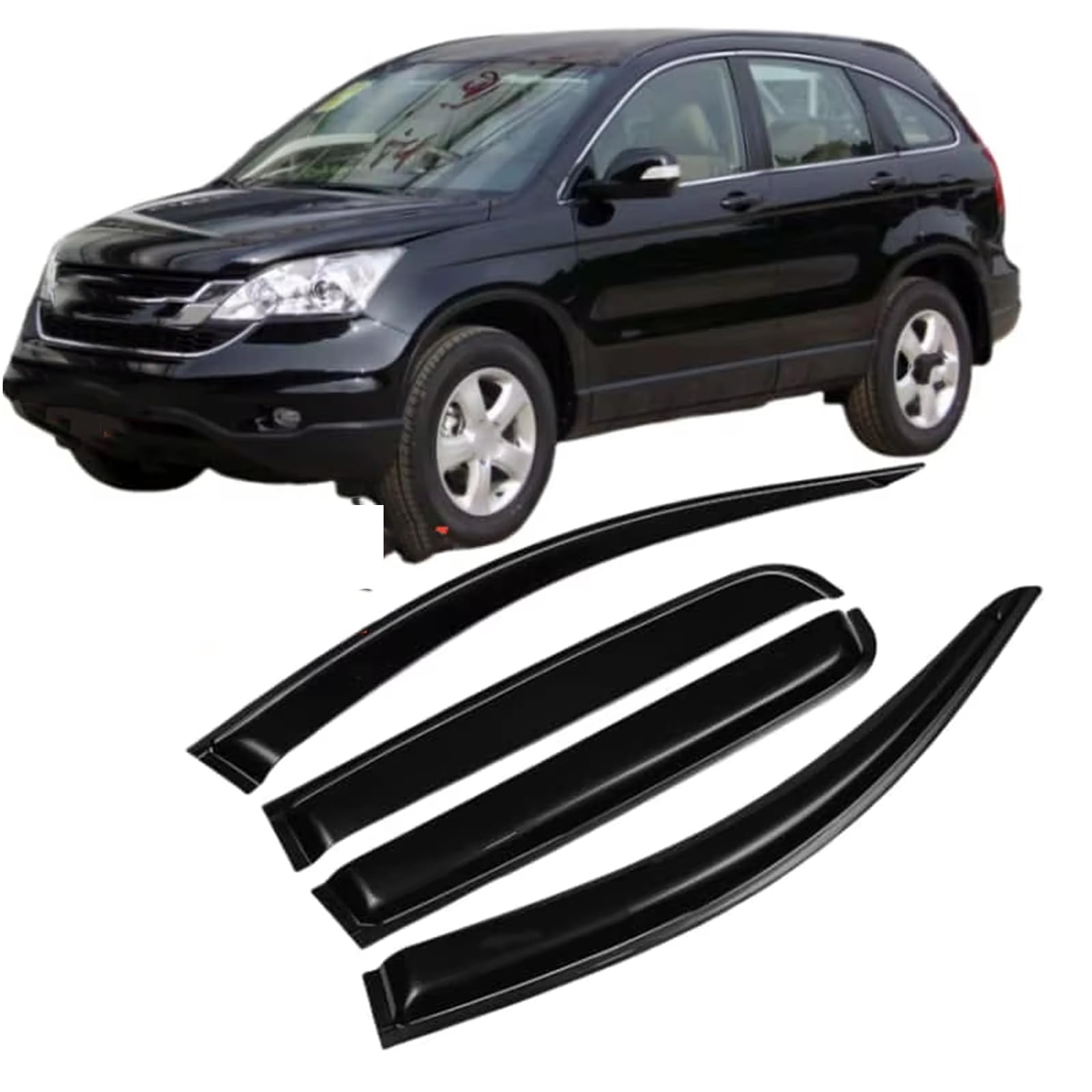 Déflecteur de vitre voiture CRV 2007-2011 - Visière Pluie Vent 4x
