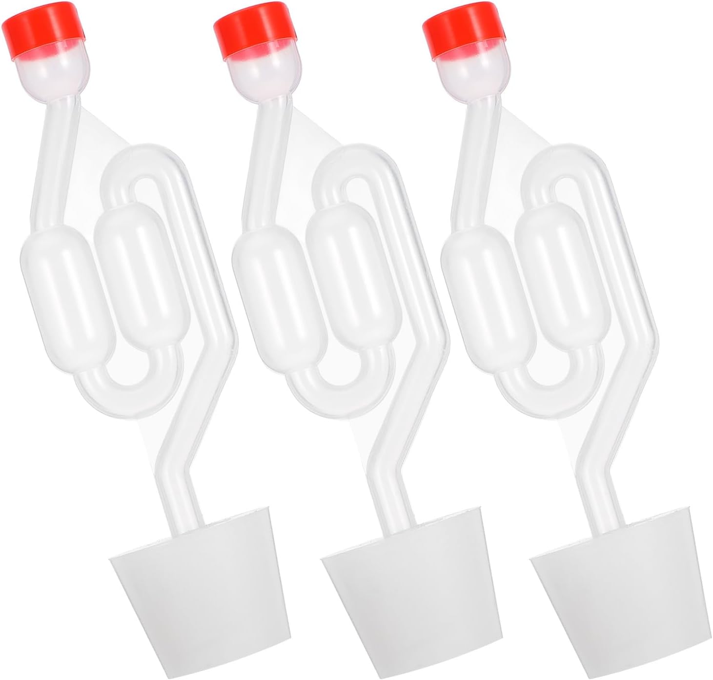 3 Set S-shape Airlocks with Stopper for Fermentation Tanks
