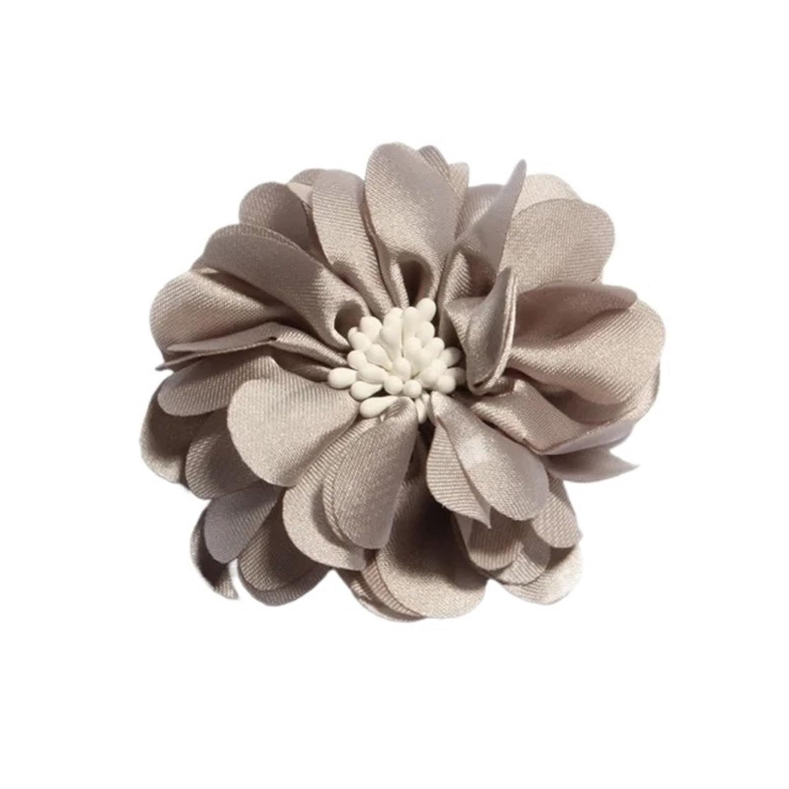 Fleur en mousseline pour bricolage DIY et lot de 10 fleurs en tissu pour customisation mariage