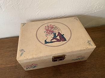 美品　昭和レトロ（希少）バレリーナ　オルゴール　小物入れ 　禁じられた遊び Amazon | 昭和レトロ 小物入れ オルゴール バレリーナ 禁じられ