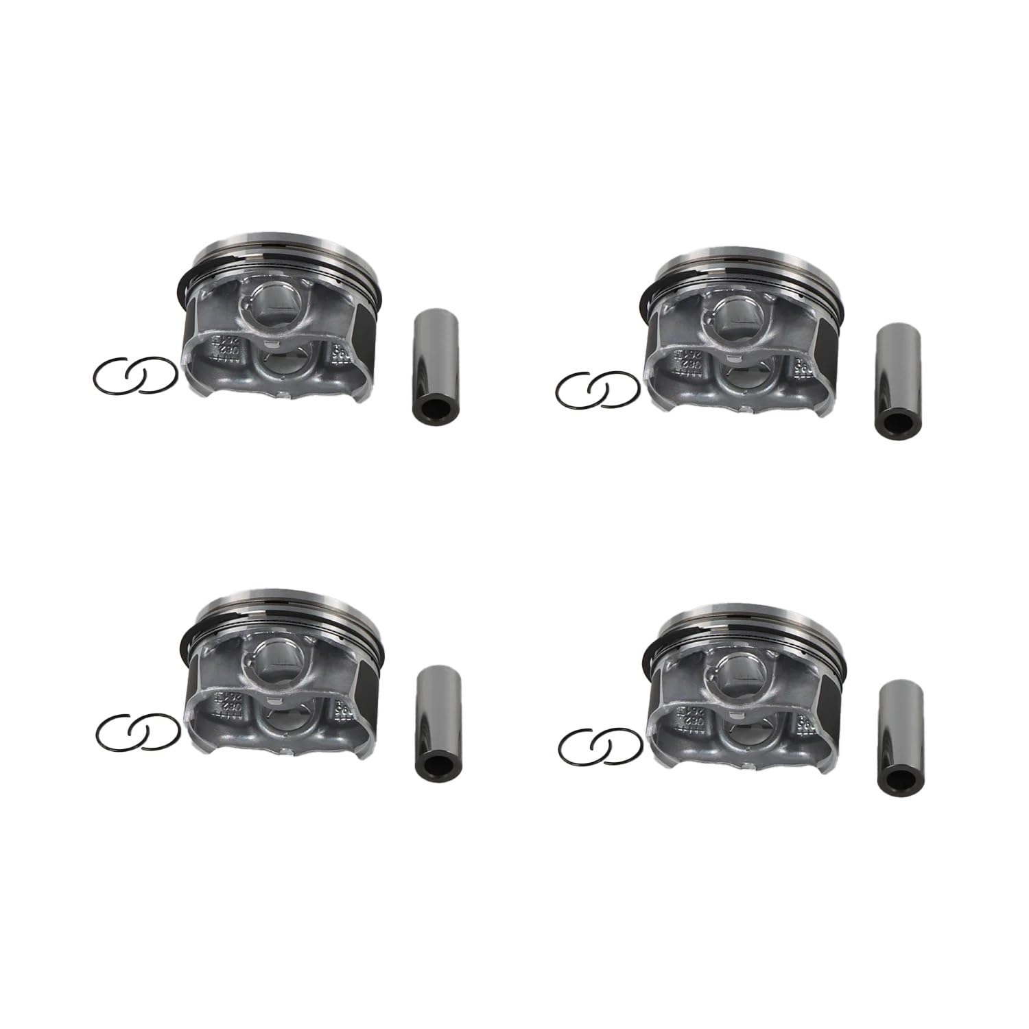 4 szt. Zestaw zespołu tłoka OE 06J107065AS Pasuje do TT A3 A4 Q5 2.0L Zestaw cylindra Zestaw big bore do motocykla