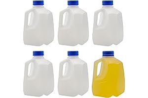 Cornucopia Plastic Jugs with Lids 1 Gallon