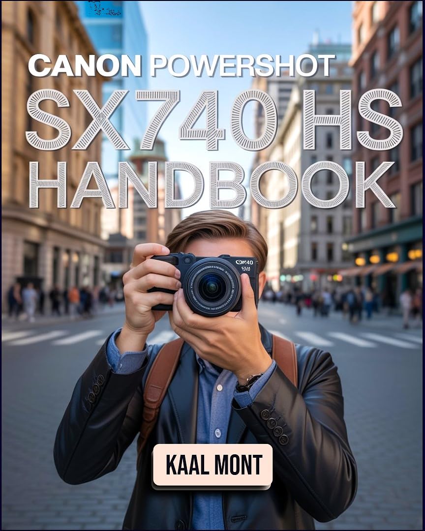 Canon PowerShot SX740 HS Handbook: Learn and Master Essential Photography Settings, Zoom Features, and Creative Modes for Stunning Travel and Street Shots