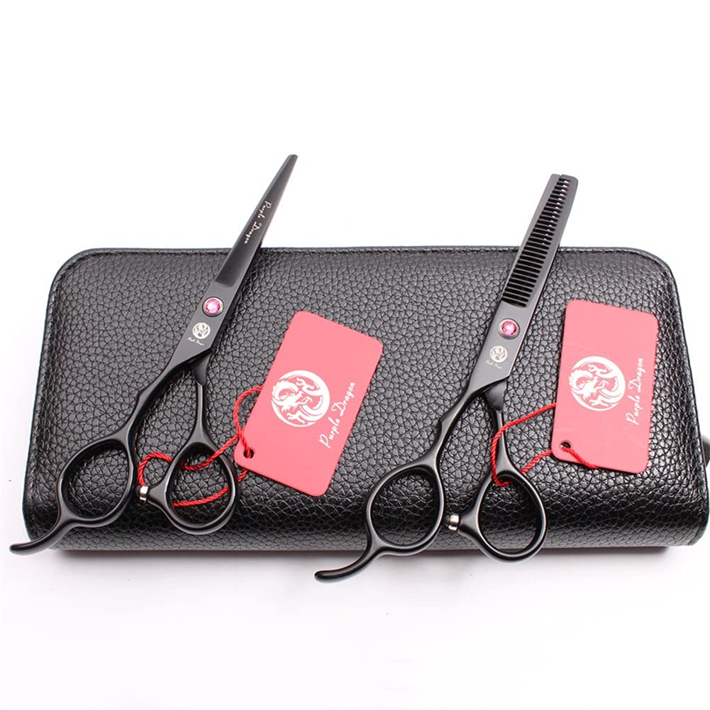 Main Gauche Professionnel Coiffure Ciseaux Kit, Acier Inoxydable Haircut Ciseaux, pour Hommes Femmes Enfants Accueil Animaux Salon Barber,5.5 inch