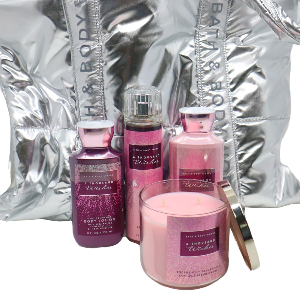 Amazon.com : Bath & Body Works A THOUSAND WISHES Deluxe 4pc Gift