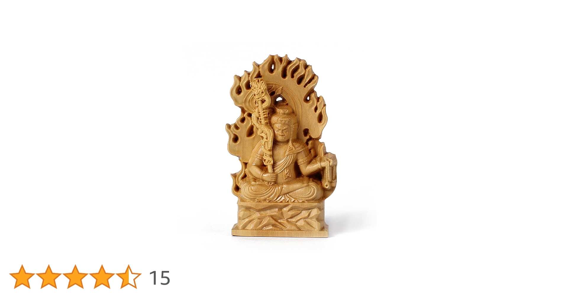 Amazon｜不動明王 仏像 木彫り 高級天然ツゲ木彫り 木製 仏像