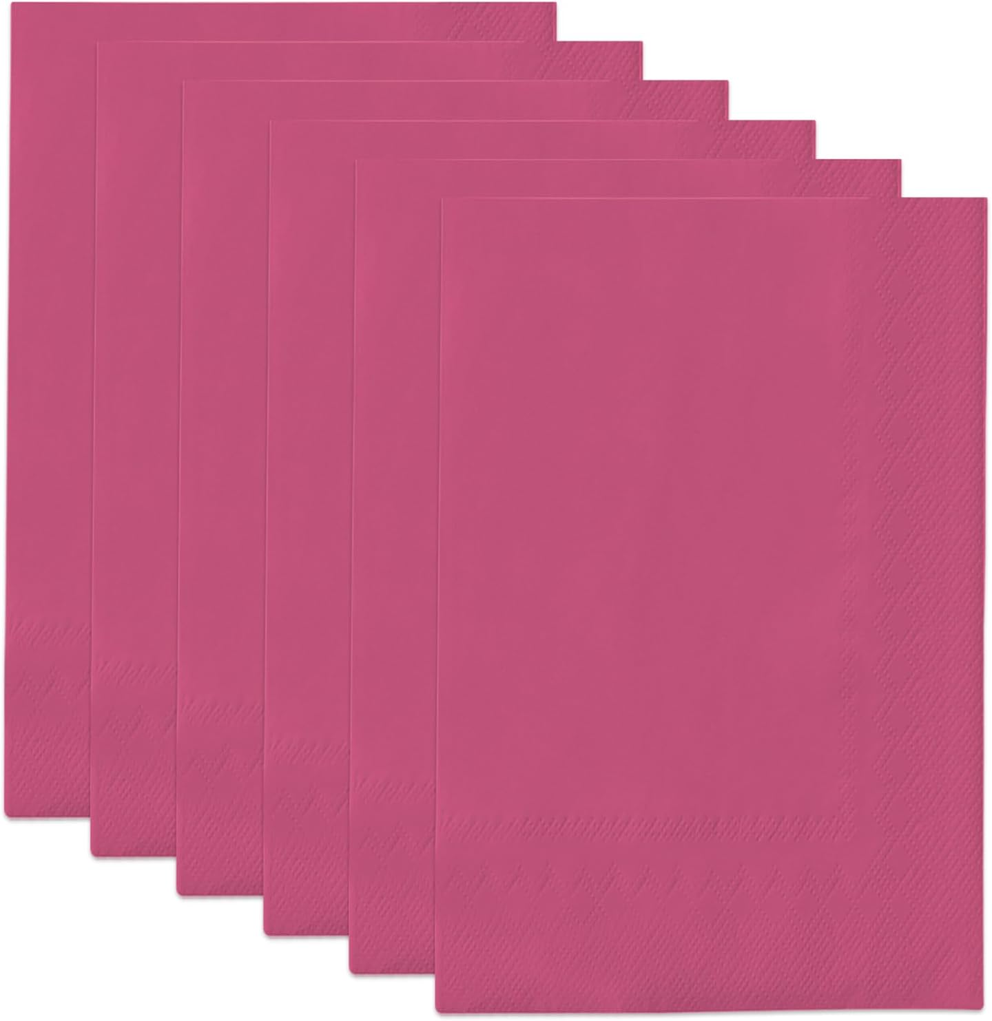 qiqee 24 Colors Dinner Paper Napkins 13 * 16inch Guest Disposable Hand Paper Towels for Birthday, Wedding, Party Cocktail, Lunch, Dessert, Kitchen(192 Count）