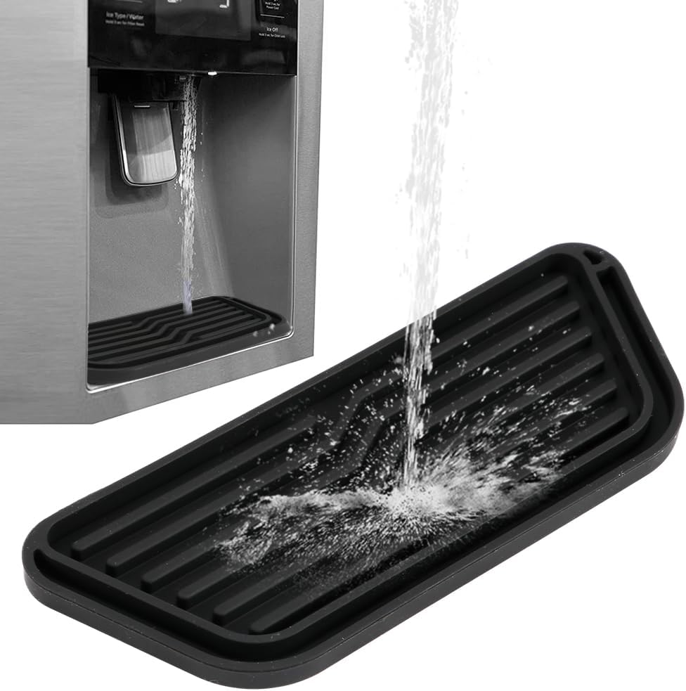 Refrigerator Drip Catcher Tray, 2pcs Fridge Water Dispenser