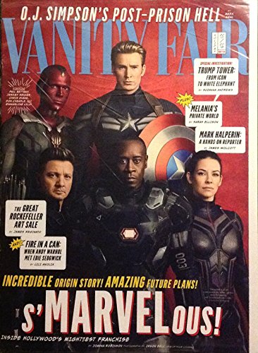 Vanity Fair Magazine, Holiday 2017-2018 | MARVEL Cover | Paul Bettany, Jeremy Renner, Chris Evans, Don Cheadle, Evangeline Lilly