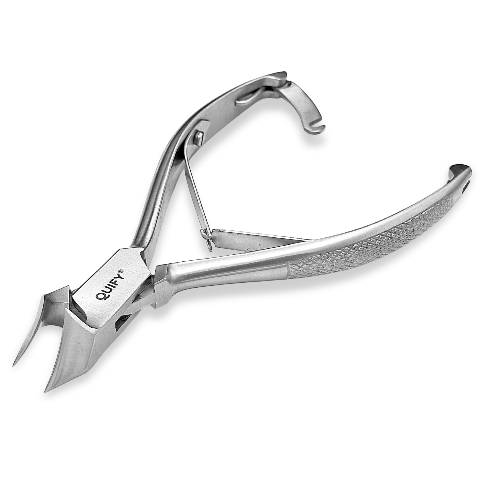Professional Toenail Cutter - Heavy Duty Stainless Steel Clippers for Thick Ingrown Nails - Ergonomic Sharp and Durable