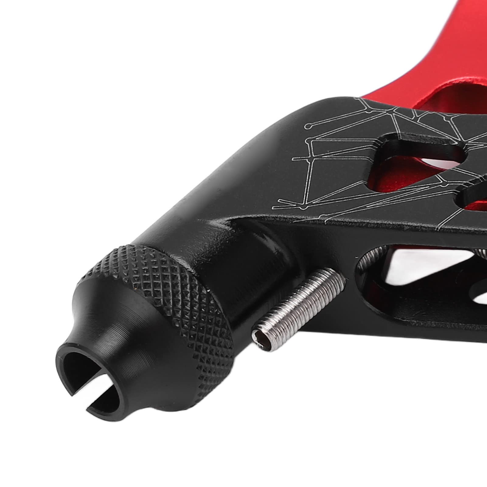 Kadimendium Fahrrad-Bremshebel, Fahrradbremse, leicht, stabil, 22,2 mm Öffnung, Aluminiumlegierung für 3sixty Mountainbike (rot)