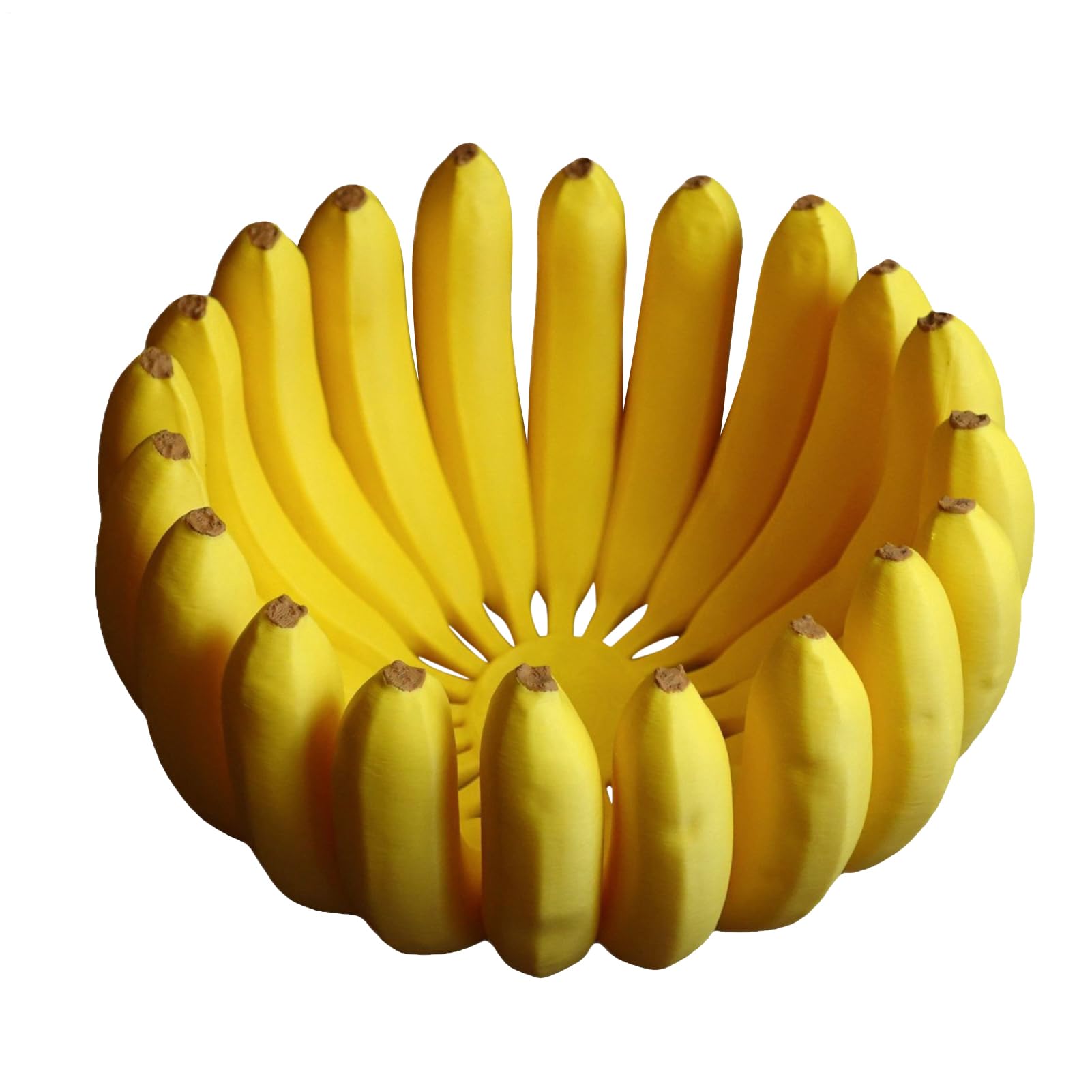 3D Printed Fruit Bowl, Banana Dish Ornament, Kitchen Counter Centerpiece with Modern Design, Table Decor for Home, Indoor Desktop Model for Living Room, Office, Dining Room and Kitchen Display