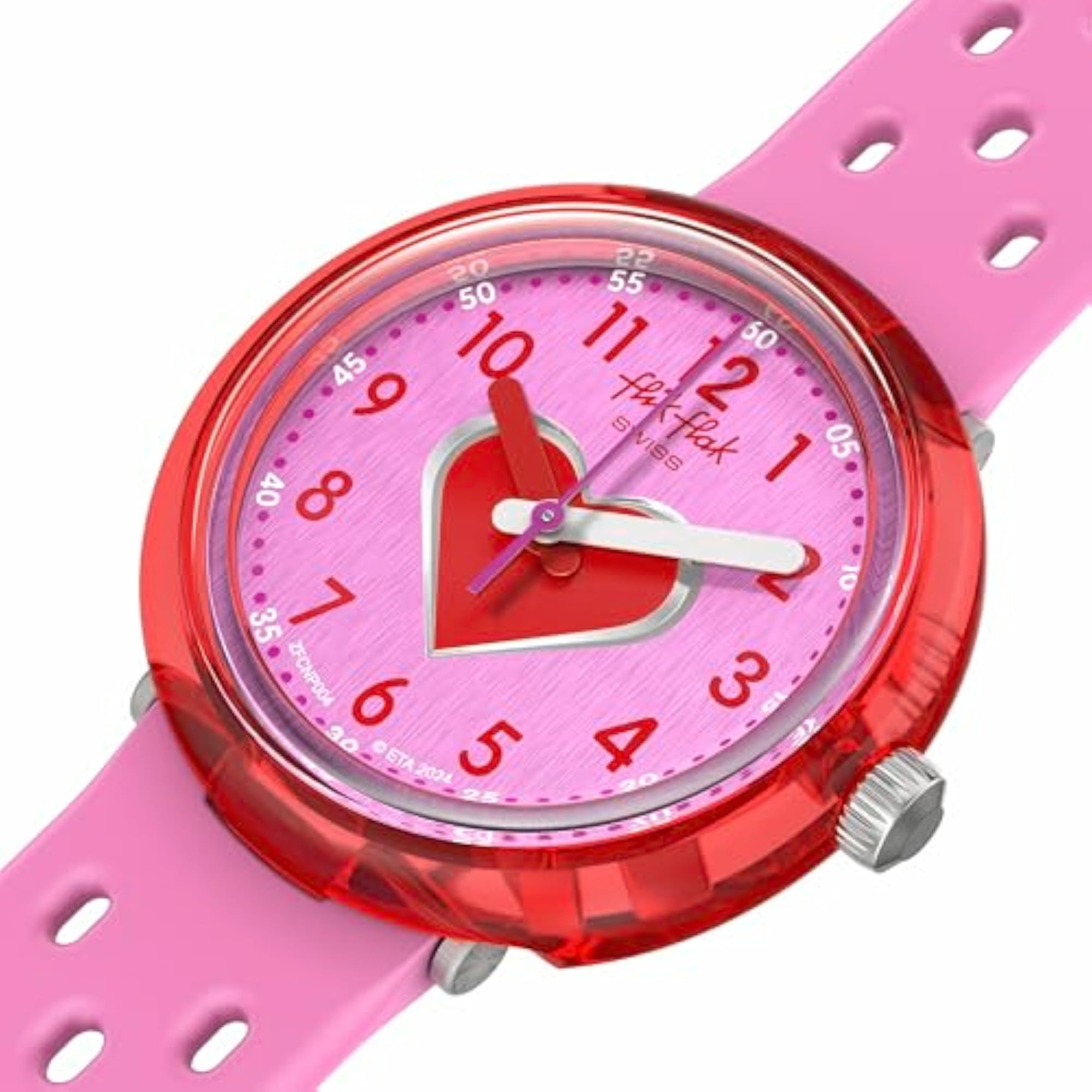 Casual Pink Bio-sourced Quartz Watch for Girls