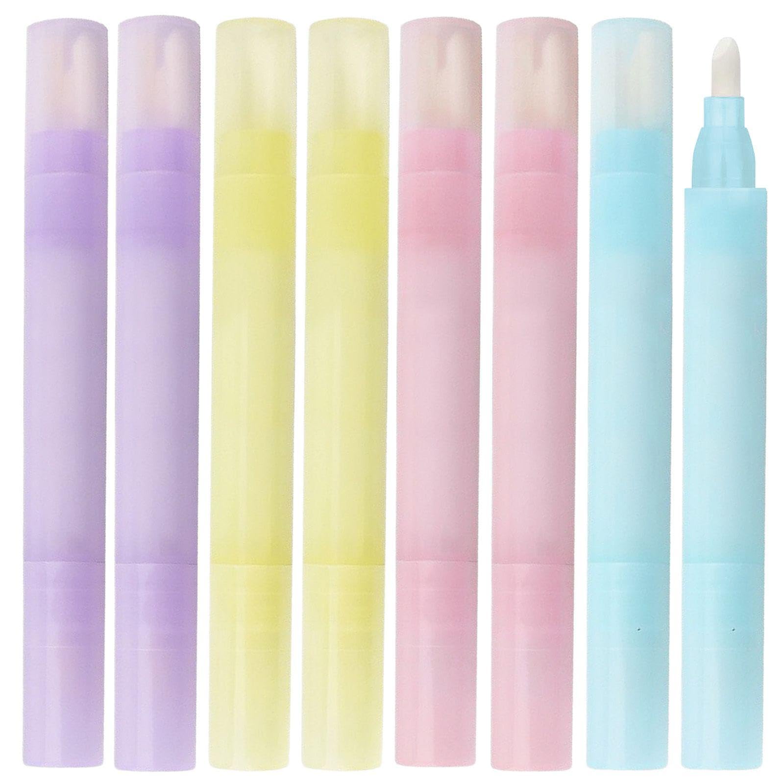 Penna Per Strumenti Per La Pulizia Delle Unghie Da 8 Pezzi, Penna Per La Correzione Dei Bordi Delle Unghie, Penna Per La Pulizia Dello Smalto Multifunzione, Strumento Per Nail Art.