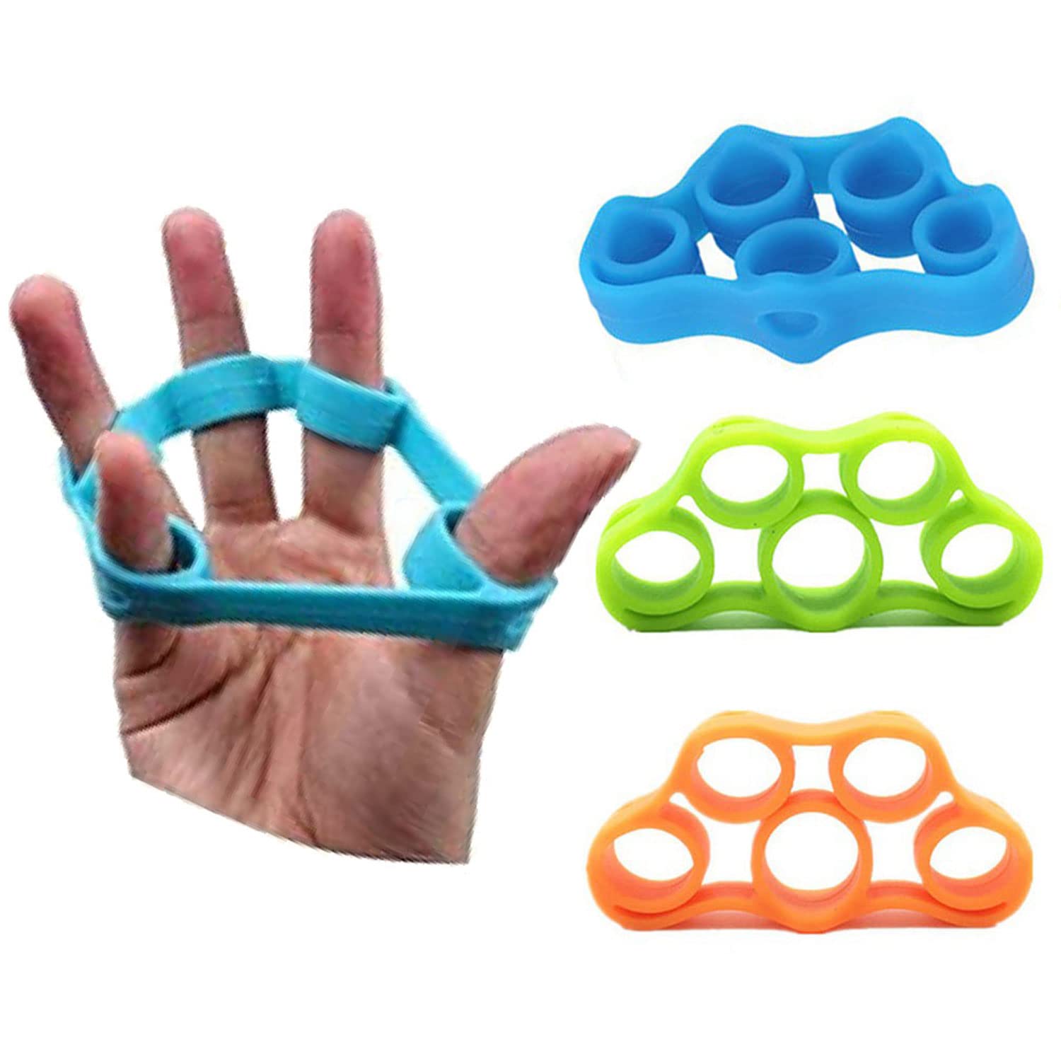 ZURU BUNCH® Finger Strengthener Finger Exerciser for Forearm and Hand Strengthener Hand Grip Workout Equipment Pack of 3 Pcs (COLOR MAY VARY) (B0BR7VRKPY) Amazon Price History, Amazon Price Tracker