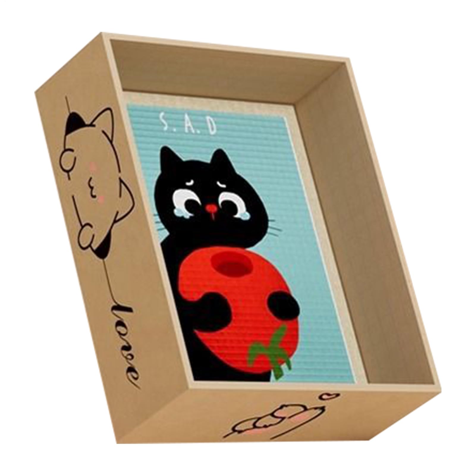 Tablero De Rascado Para Gatos Rascador de Interior de Cartón Corrugado | Cartón Corrugado Accesorio Mascotas Antiarañazos para Salud Entrenamiento Protección Muebles Hogar