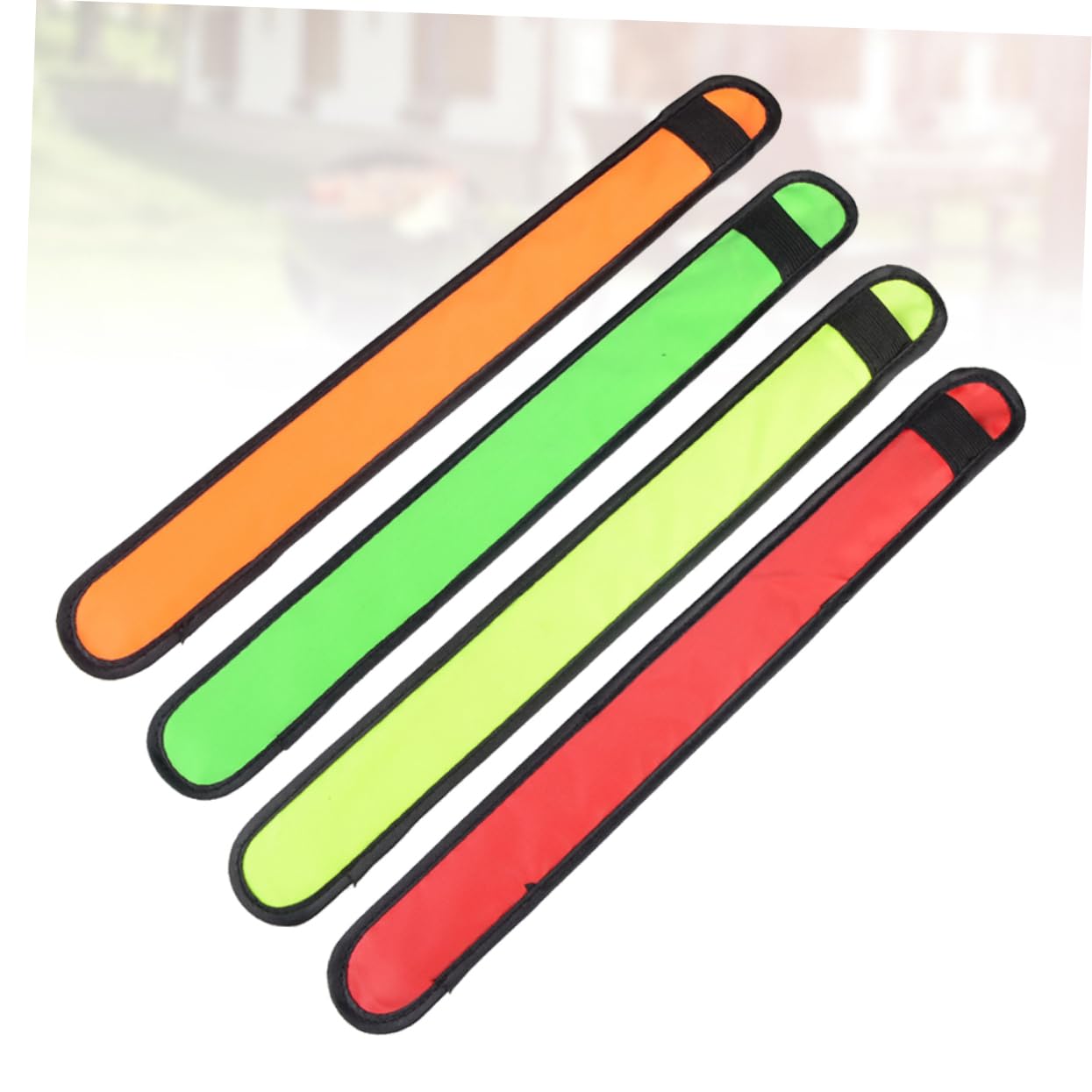 ibasenice Bracciali LED Luminosi per Sicurezza Notturna Braccialetti Ricaricabili per Corsa Camminata E Escursionismo Giallo 4 * 2
