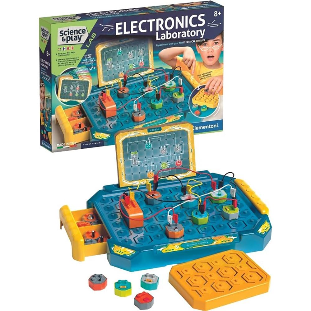 Clementoni - 78812 - Science & Play Lab - Laboratorio elettronico, 8-12 anni