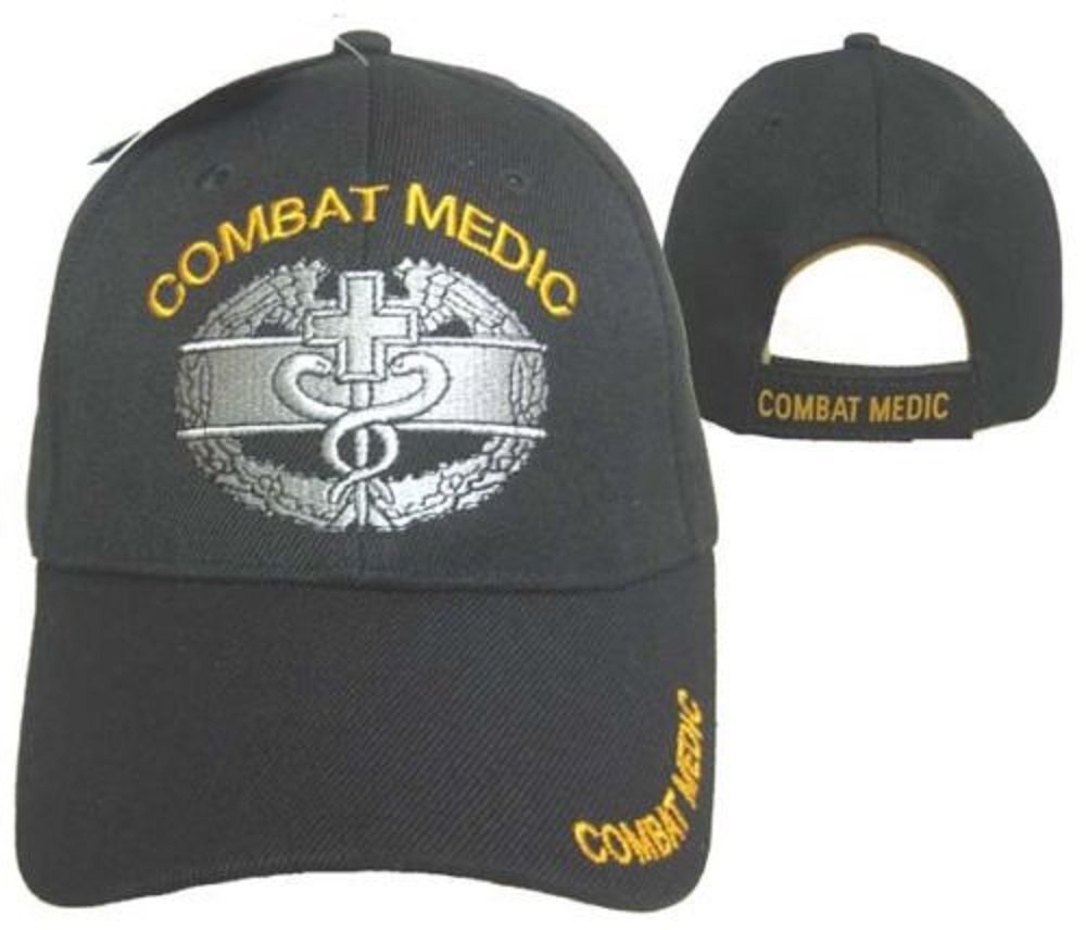 AES Combat Medic Ball Cap Hat Baseball Embroidered 3D (Licensed)