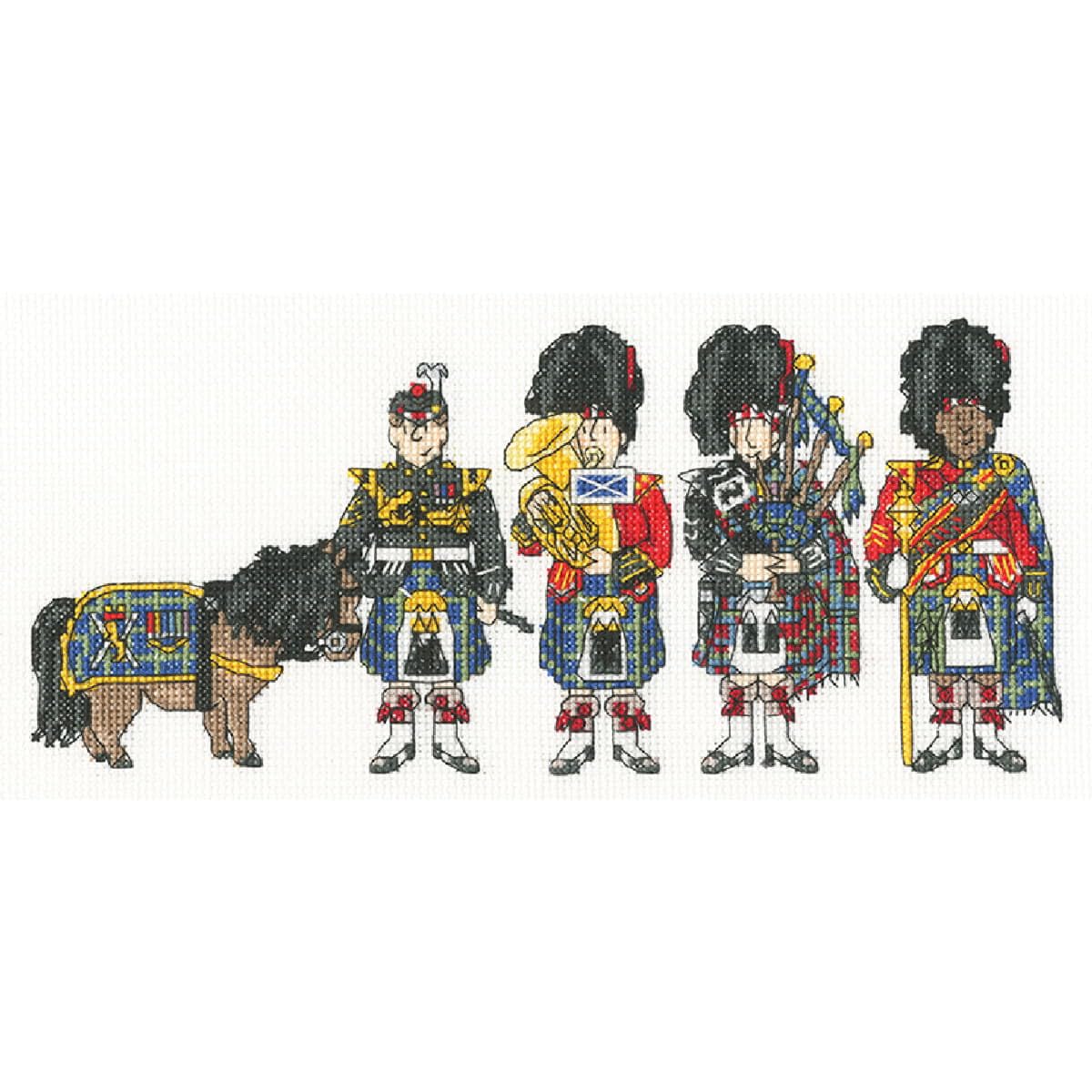Bothy Threads White Counted Cross Stitch Kit - Flower Of Scotland