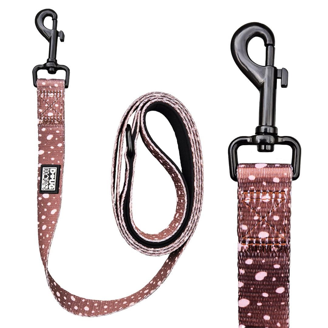 DOUG HAUS Dog Lead for Small, Medium, Large, XL Strong No Pull Training Walking UK Based (White, Large)