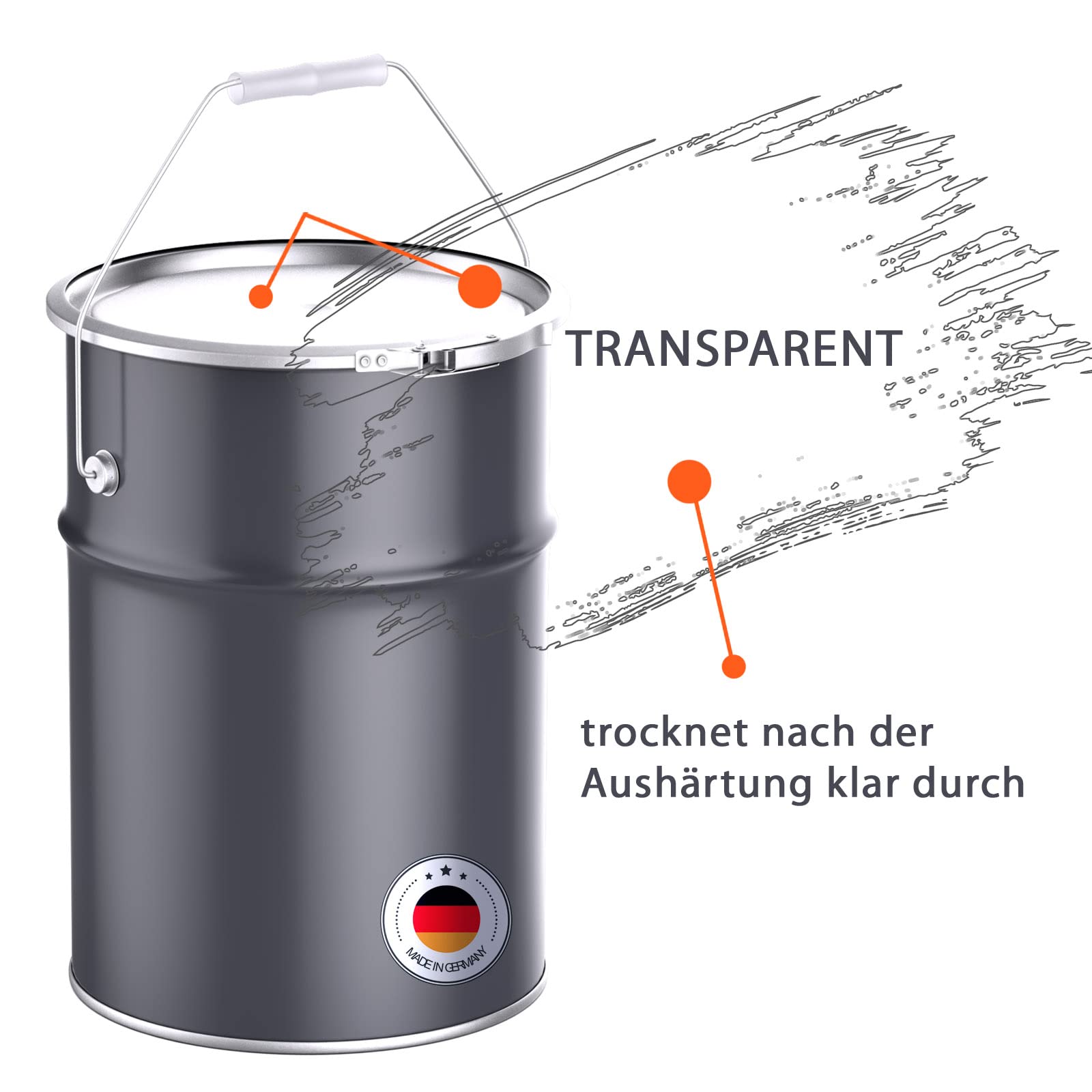 BEKATEQ Epoxidharz Versiegelung BK-400EP 7,5 kg 2K Bodenversiegelung strapazierfähig für außen & innen │ für Garagenboden, Werkstatt- & Industrieboden │ Flüssigkunststoff Gießharz