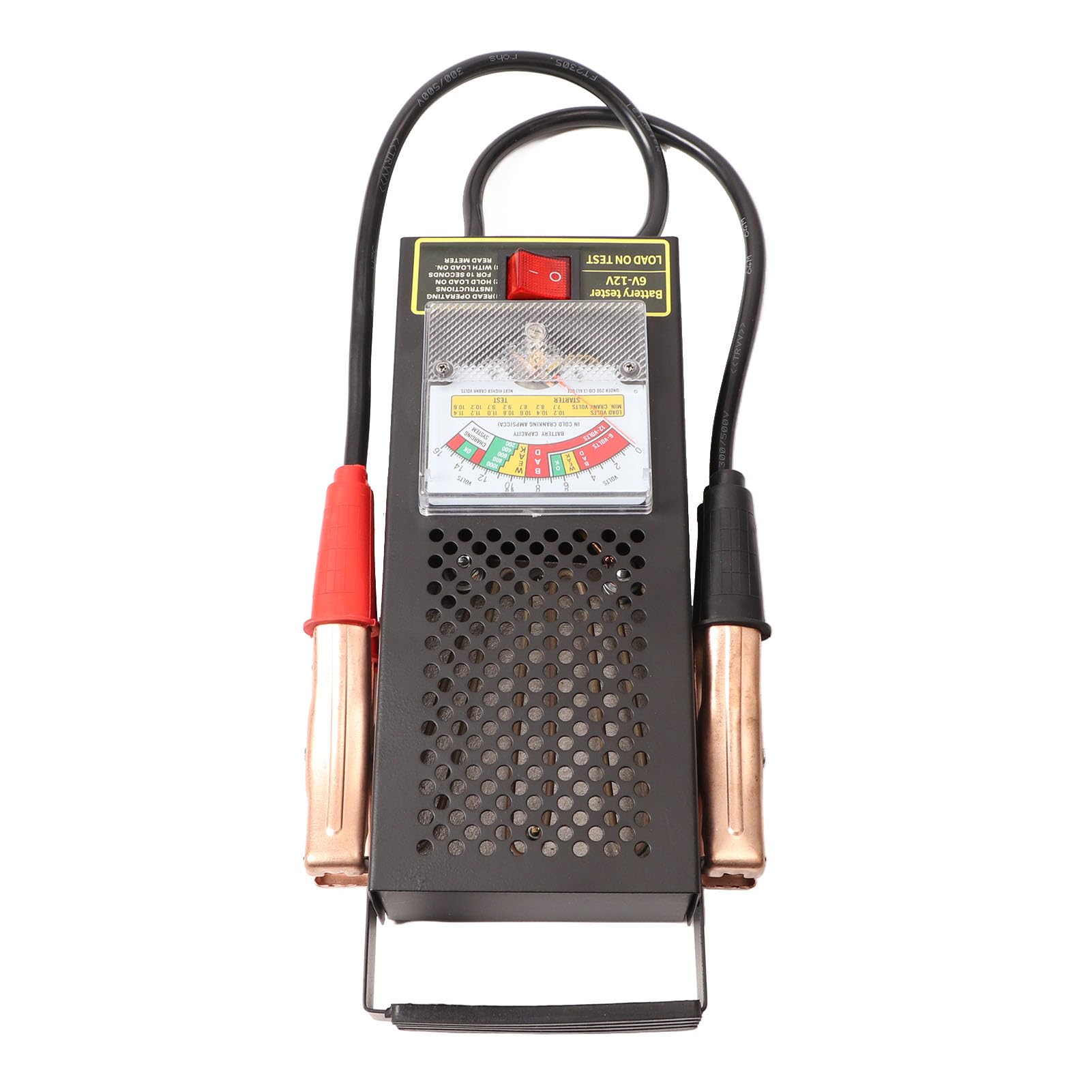 Keenso Testeur de Batterie de Voiture Analyseur de Batterie Automatique en Cuivre et Alliage 6 V à 12 V Contrôle de Charge et de Charge de Haute Précision pour les Batteries de Voiture électrique et