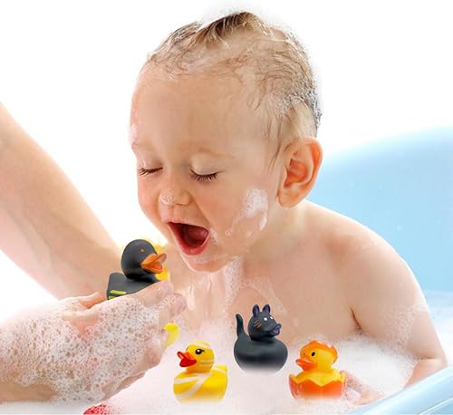 Miniatura 8 de 42 patos de goma para el día de San Patricio, accesorios para baby showers, mini juguetes de baño de patos de 2.16 pulgadas para niños, recuerdos de