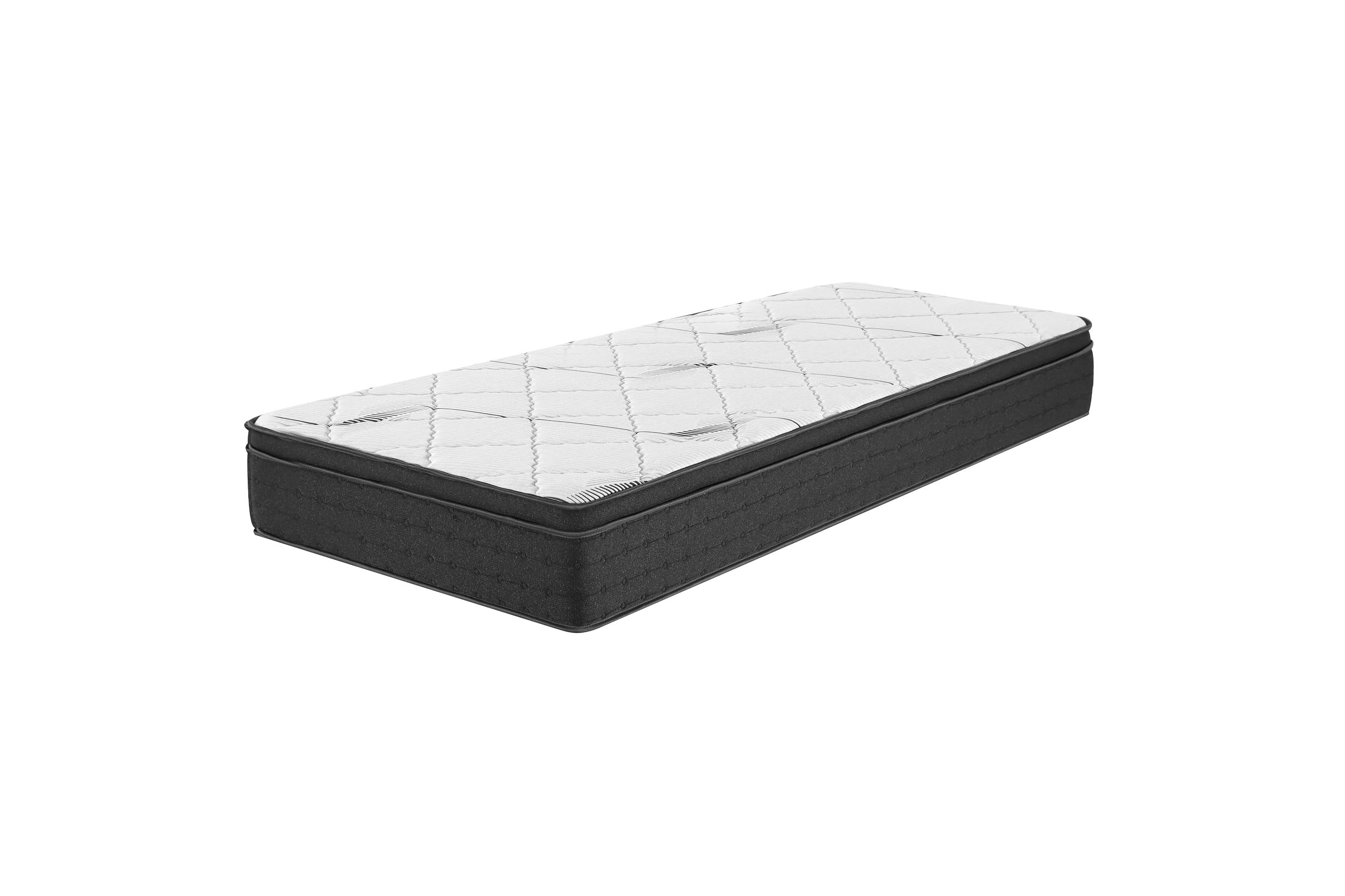 Matelas 90x190CM,Epaisseur 22CM,Luxe Matelas Confort Zones en Mousse à mémoire de Forme, Moelleux et Respirant (90x190x22CM)