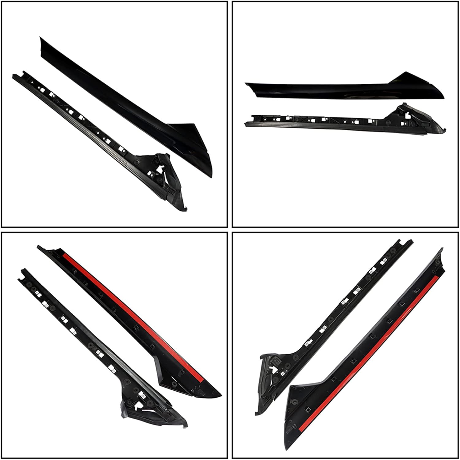 LABLT 1 Pair Left Driver Side Windshield A-Pillar Molding Trim Replacement for Explorer 2011-2019 926-450 BB5Z7803137AA BB5Z-7803137-AB BB5Z7803137BA BB5Z7803145AA