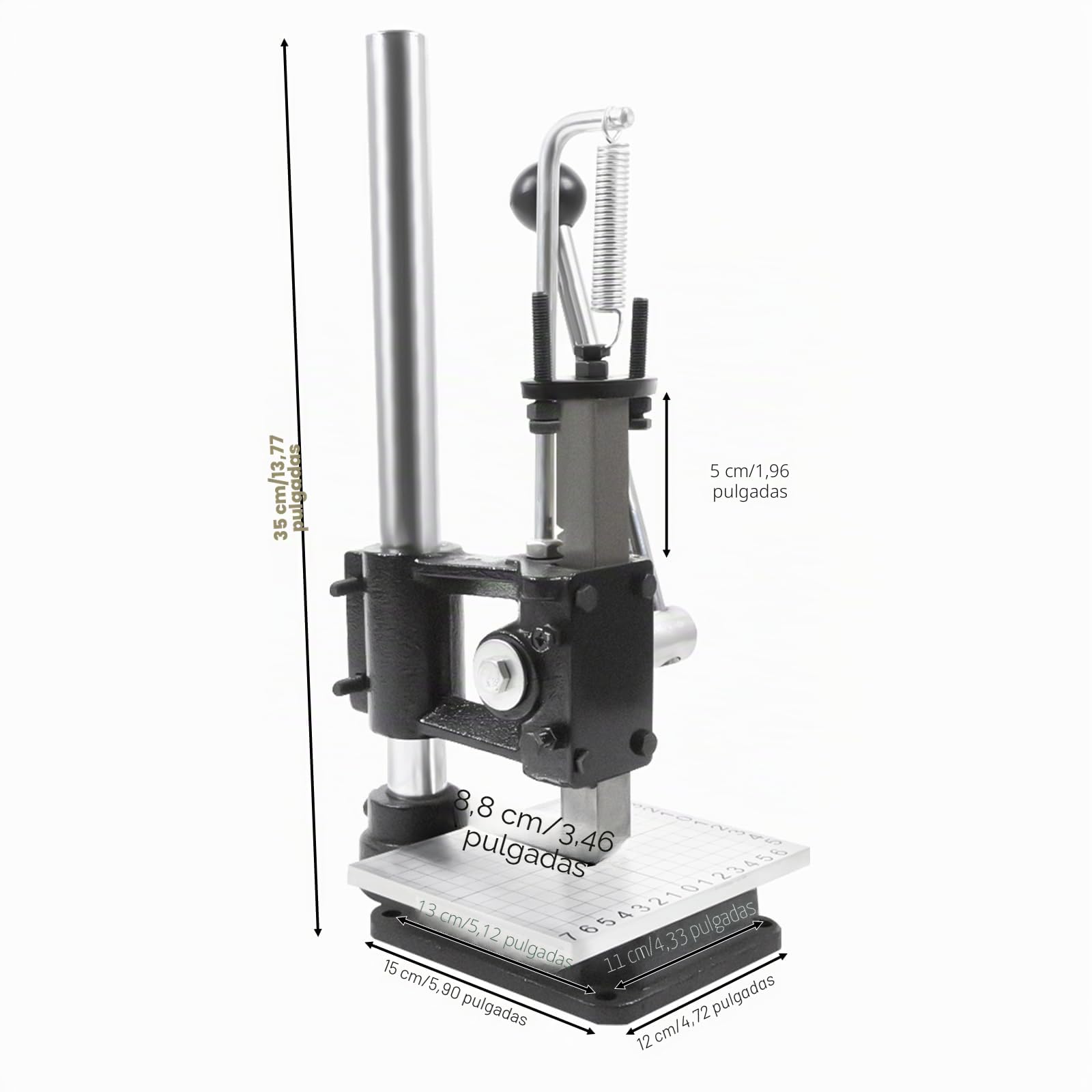 Perforadora manual y sacabocados para cuero, máquina de troquelado y corte, herramienta para manualidades, máquina de perforación y cortador de cuero