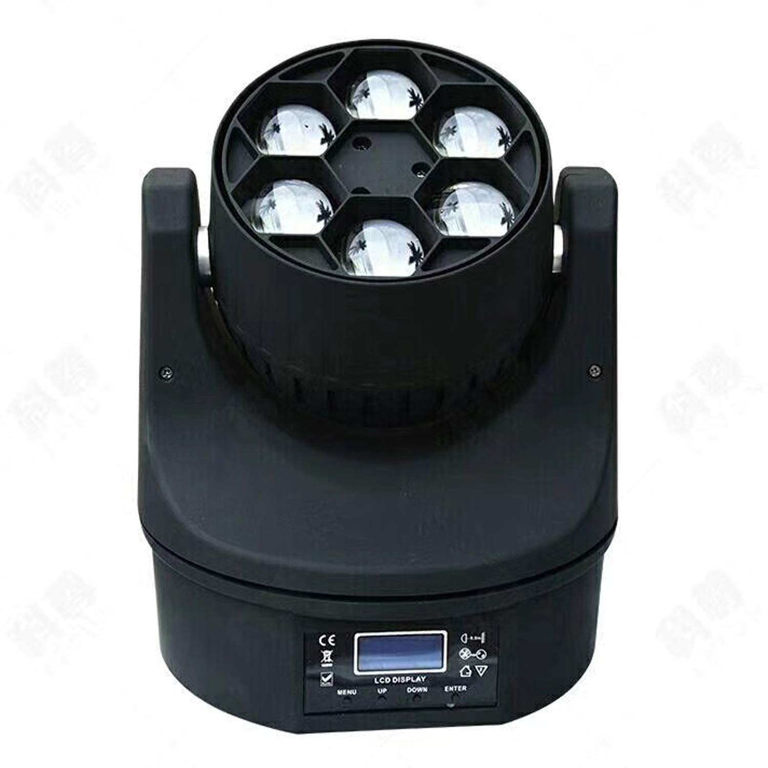 JUNMAN 6x15W RGBW 4 in 1 Bee Eyes Led Beam Moving Head DJ Disco Stage Wash Light DMX512 14 Channels 