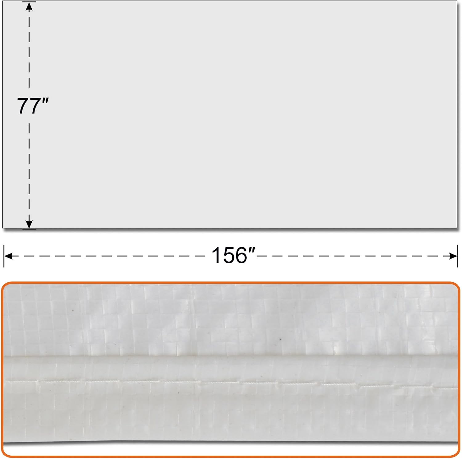 Strong Camel 13'x6.4' Sidepanels for 10'x13' EZ Pop Up Canopy Tent Gazebo Sidewall (1 Pcs with Windows & 1 Pcs Without Windows)