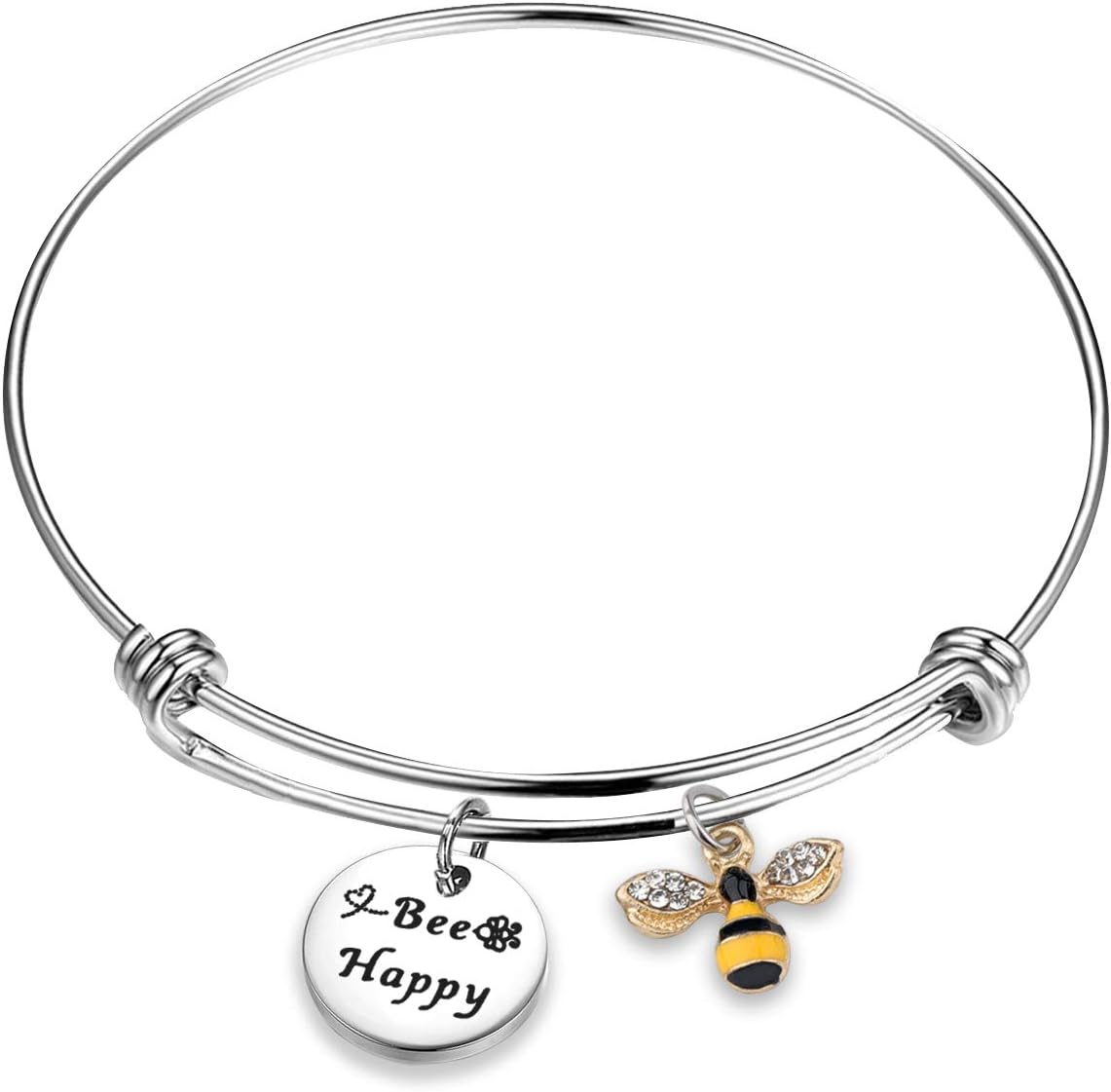 Honey Bee Bracelet Charm Good Luck Gift Jewelry Inspirational For Bee Lovers