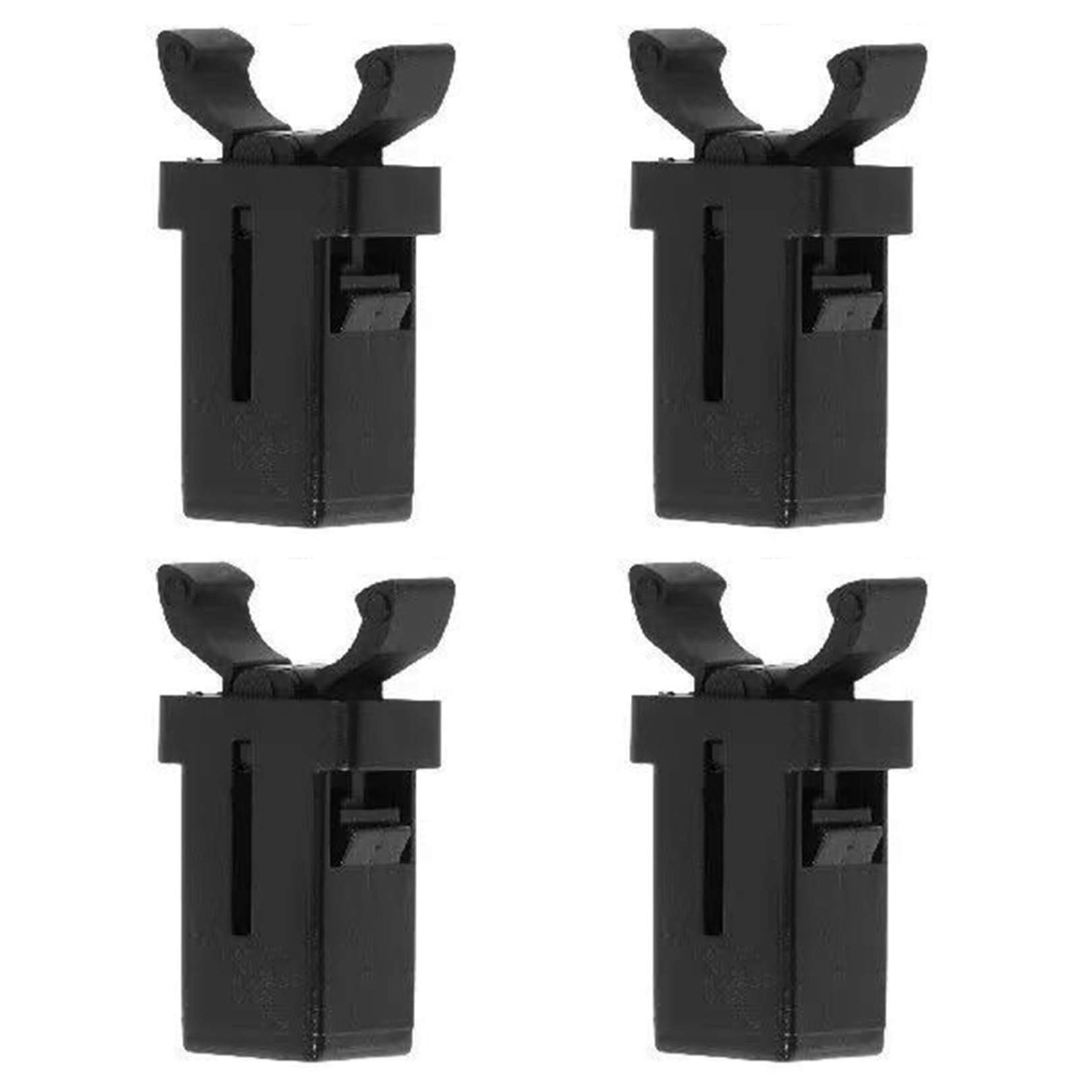 Pryon Black 4 Pcs Curver Bin Lid Replacement,Trash Can Lock Catch Touch Bins Clasp Clips Console Covers Dust Imports Locks Storage Clasps Clip Organizer Heavy Duty Recycle Tool,For Kitchen Cans Storages Boxe