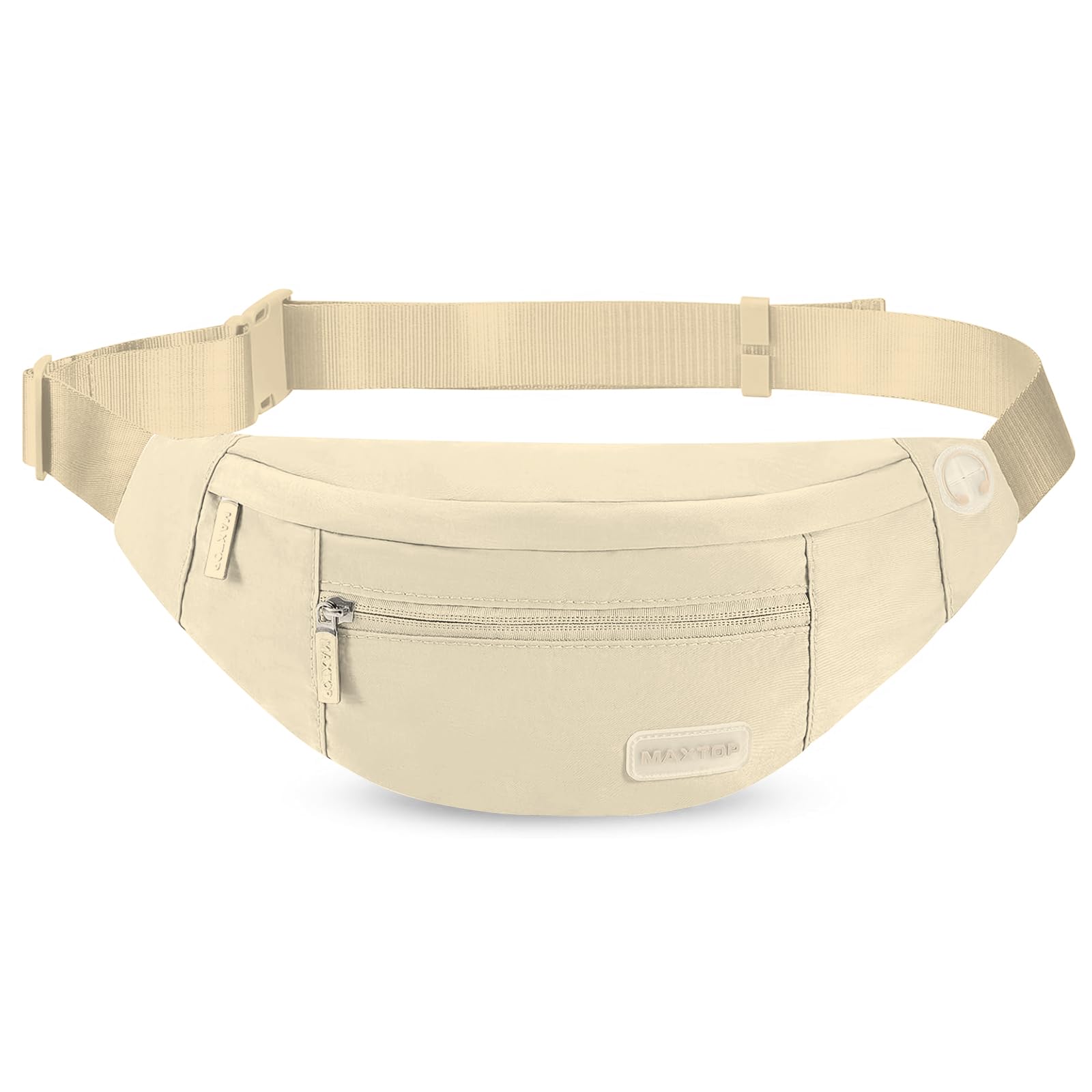 Small Khaki Crossbody Bags for Men Women Sling Fanny Pack with Key Chain
