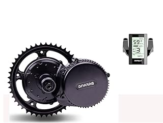 DERUIZ Ebike Mid Drive 750W BBS02B BBS02 48V Electric Bike Conversion Kit Ebike Motor with Lithium Battery Pack and Charger for Mountain Bike City Road Bike