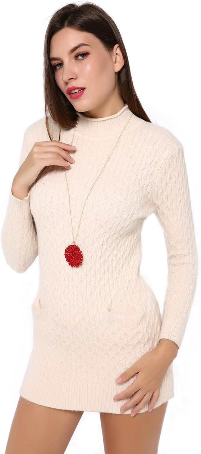 Niumike Handmade Crystal Circle Pendant Necklace for Women Disc Long Statement Necklaces with Box - Image 3