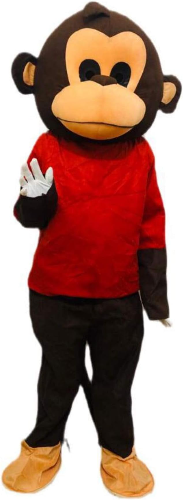 BookMyCostume Monkey Cartoon Mascot Costume For Theme Birthday Party & Events | Adults | Full Size Adults