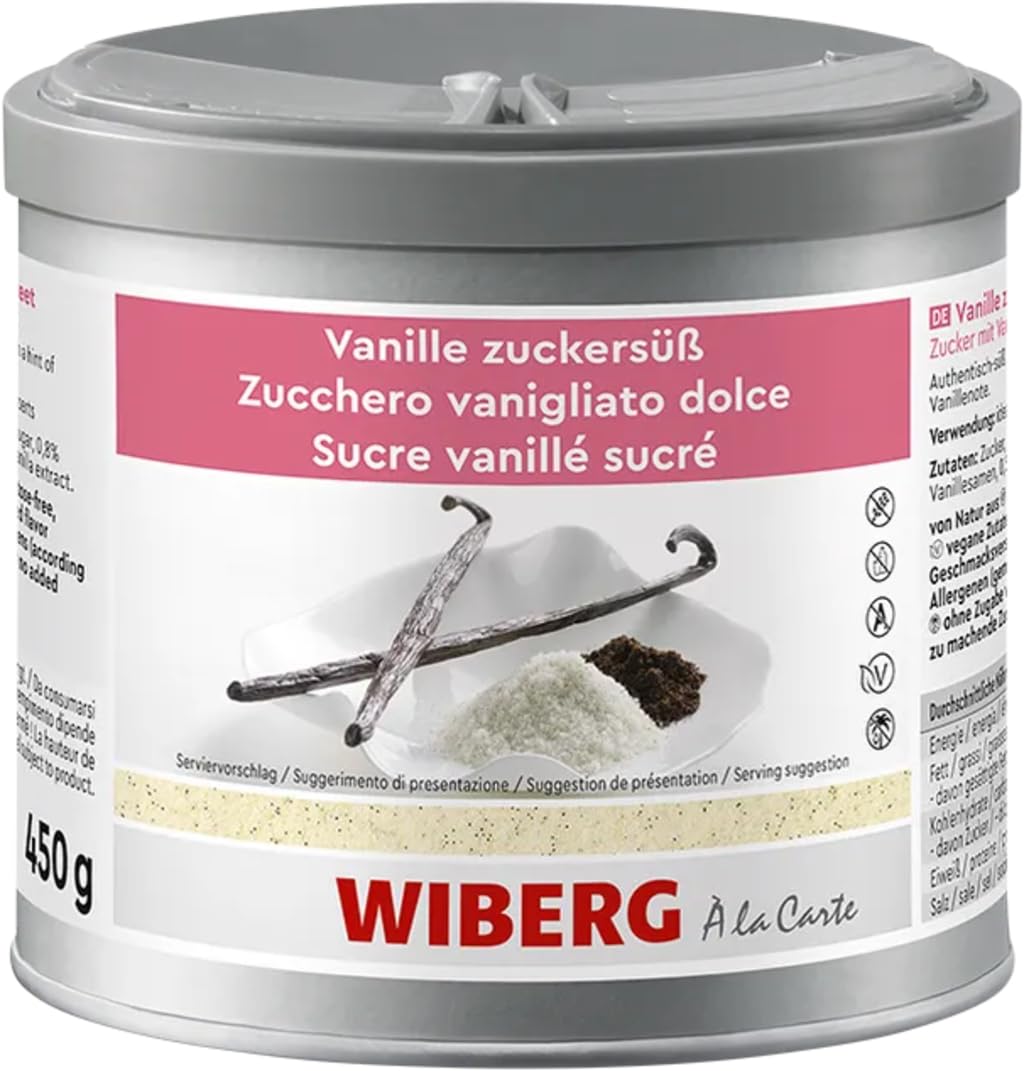 Wiberg Vanillezucker Gourmet mit echtem Vanilleextrakt