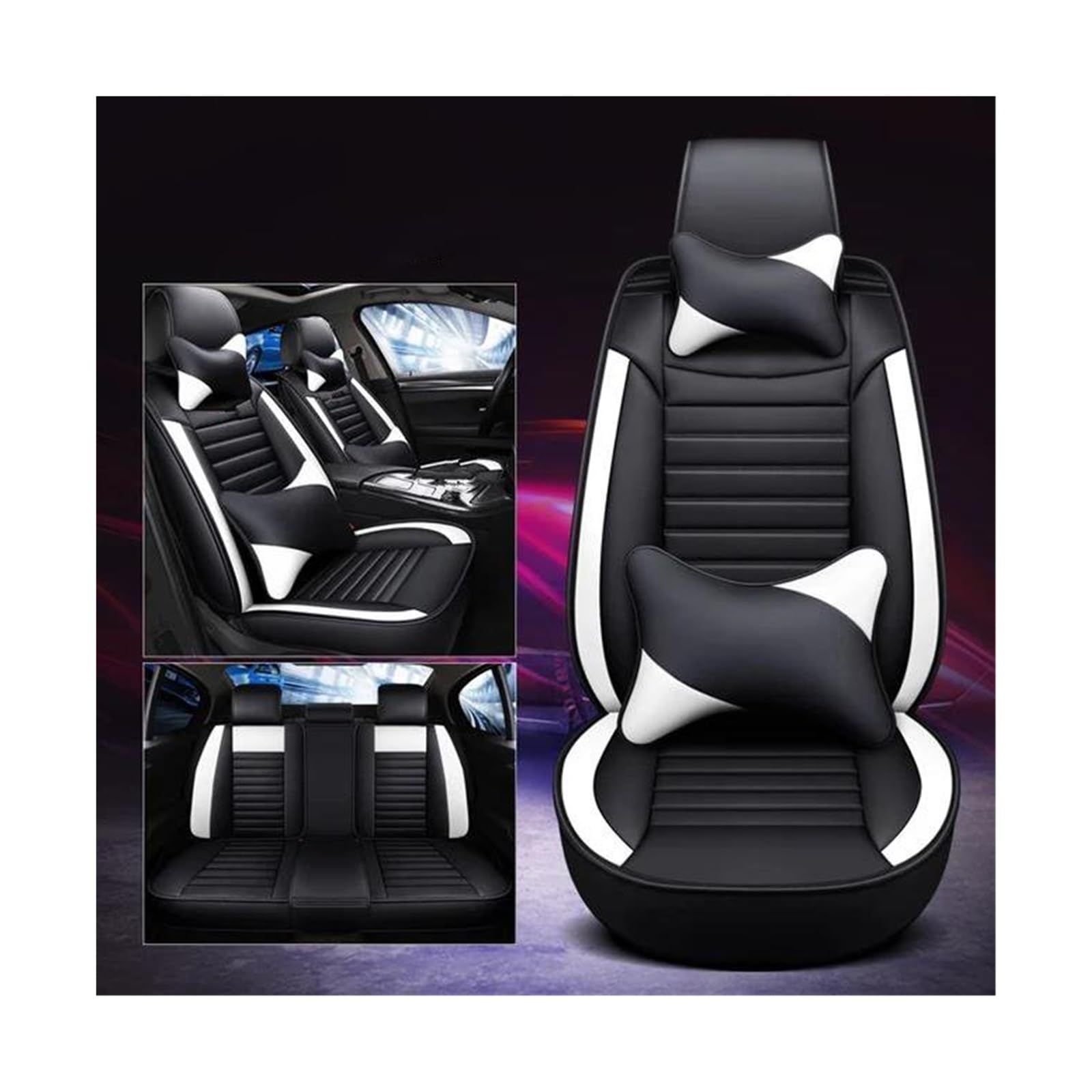 Ensembles de housses de siège finitions premium pour Renault Zoe