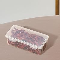 Vista 9 de DOITOOL Recipiente hermético para almacenamiento de pan de 7.48 x 3.74 x 2.36 pulgadas, caja de pan de plástico transparente con sello a prueba